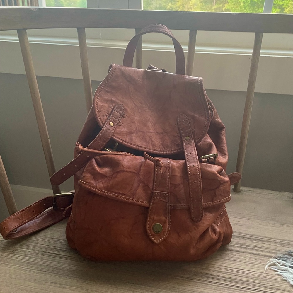 Frye Leather Backpack